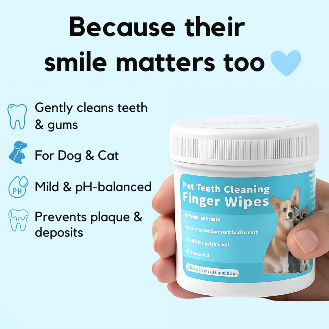 SafeSmile Finger Wipes