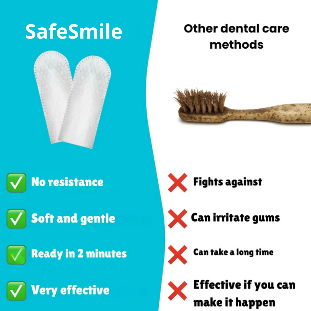 SafeSmile Finger Wipes